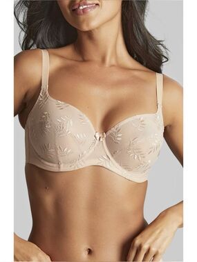 Panache Tango Minimizer Embroidered Bra in Honey Size 32 G